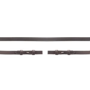 Schockemohle_Double Bridle Reins_antiquebrown_silver