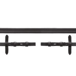 Schockemohle_Rubber_Reins_black_silver