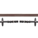 Schockemohle_RubberReins_brown_silver