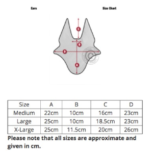 LeMieux-Classic-Fly-Hood-Size-Guide