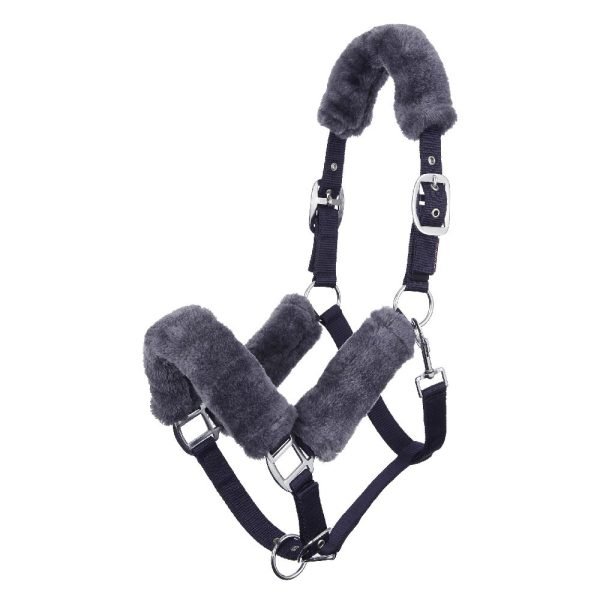 LeMieux-Comfort-Headcollar-Navy-Grey