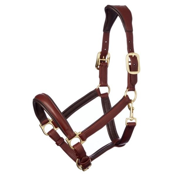 LeMieux-Anatomical-Leather-Headcollar-Brown LeMieux-Anatomical-Leather-Headcollar-Brown