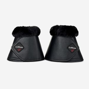 LeMieux-Fleece-Wrapround-Overreach-Boots-Black-1