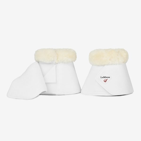 LeMieux-Fleece-Wrapround-Overreach-Boots-White-1