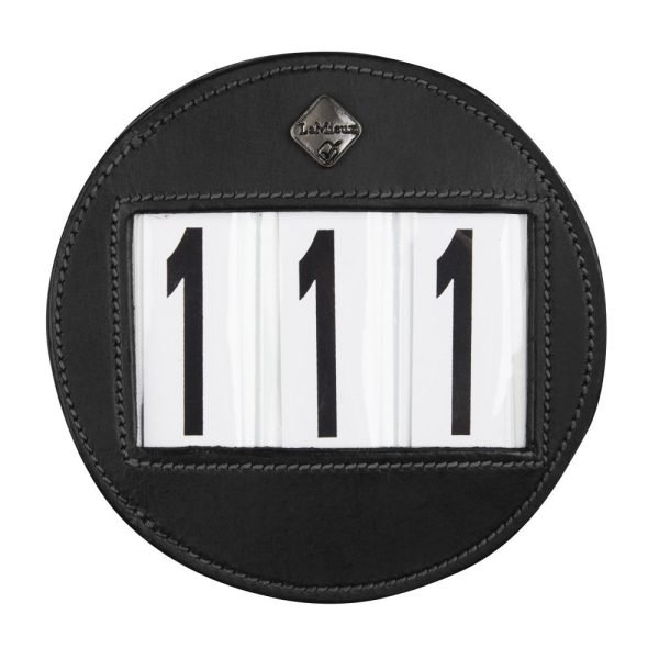 LeMieux-number-holder-round-black-hr