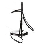 Passier-Apollo-Snaffle-Bridle-Black-White-Padding