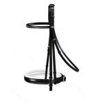Passier-Hubertus-Schmidt-Double-Bridle-Black-White-Padding