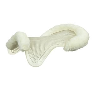 Acavallo-Just-Gel-Lamswool-Half-Pad-White