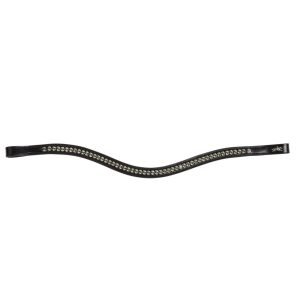 Schockemohle Browband Diamond Select Black:Grey