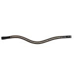Schockemohle Browband Diamond Select Black:Peach