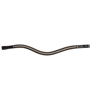 Schockemohle Browband Diamond Select Black:Peach