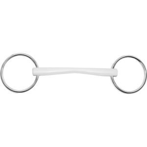 Sprenger Duo Loose Ring Snaffle Mullen Mouth White Plastic reinforced Bit