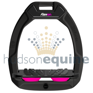 Flex-On Safe On Stirrups: Black/Black/Pink
