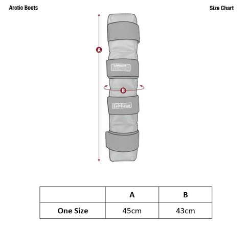 LeMieux-Arctic-Ice-Boots-Size-Guide