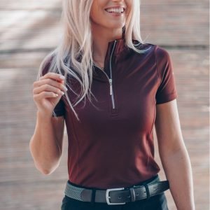 Fager-Emma-Short-Sleeve-Base-Layer-Burgundy-1