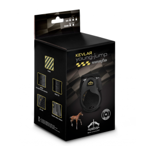 Veredus-Kevlar-Vento-Young-Jump-Fetlock-Boots-Black-Brown-Box