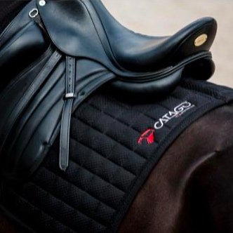 Catago-FIR-Tech-Dressage-Saddle-Pad-Black-Image-1