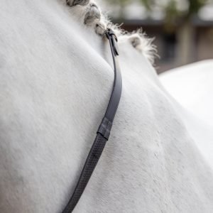LeMieux-Rubber-Reins-Brown-Lifestyle-Image-1