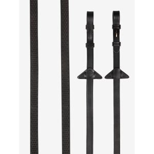 LeMieux-Soft-Rubber-Reins-Brown-1