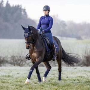 LeMieux-Rhone-Dressage-Square-Vintage-Navy-Lifestyle-Image-2