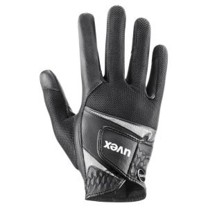 Uvex-Sumair-Riding-Gloves-Black-Silver-Image-1