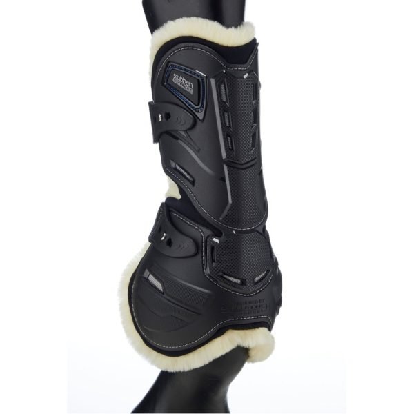 Stubben-Hybrid-Fleece-Tendon-Boots-Black-2