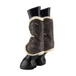 Stubben-Hybrid-Fleece-Tendon-Boots-Brown-1