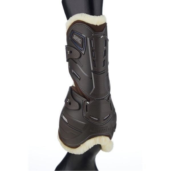 Stubben-Hybrid-Fleece-Tendon-Boots-Brown-2