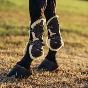 Stubben-Hybrid-Fleece-Tendon-Boots-Brown-3