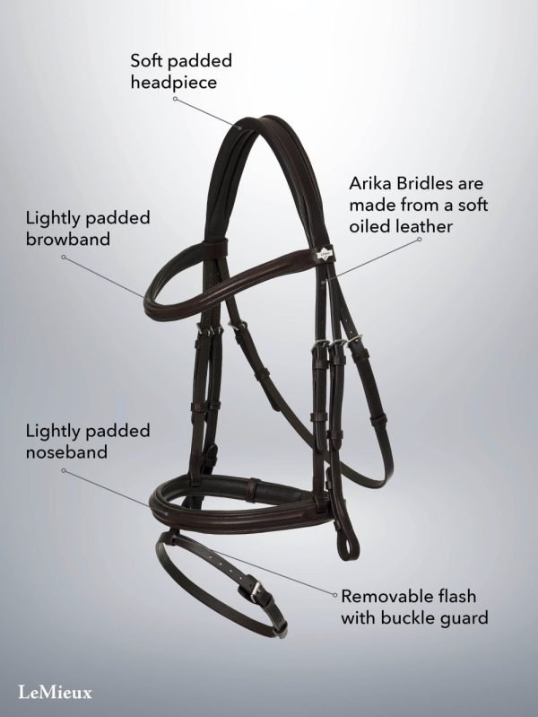 LeMieux-Arika-Flash-Bridle-Brown-3