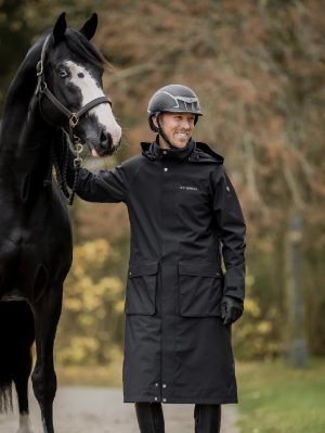 Stierna-Mens-Sky-Long-Waterproof-Coat-Black-1 copy