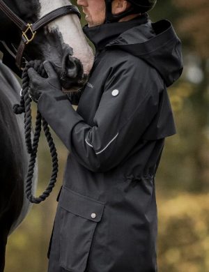 Stierna-Mens-Sky-Long-Waterproof-Coat-Black-6 copy