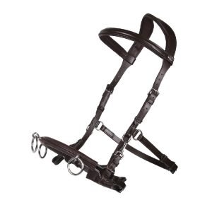 QHP-Leather-Lunge-Cavesson-Brown-3