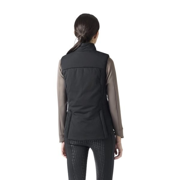 Ego7-Ladies-Ribbed-Padded-Gilet-Black-5