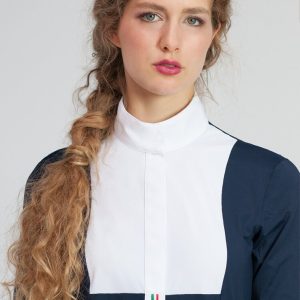 For-Horses-Italy-Ladies-Show-Shirt-Alina-Navy-2