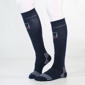 For-Horses-Italy-Unisex-Socks-Navy-1