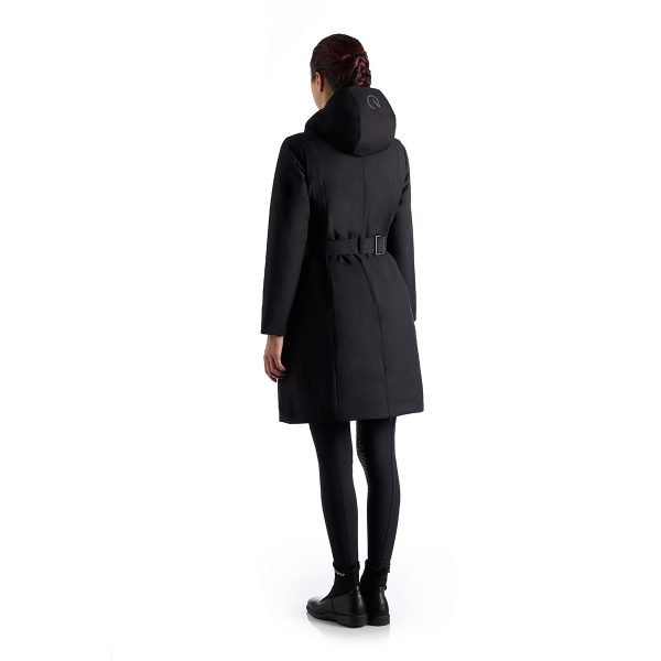 VIVIENNE Long Parka w Hood MV 26-back- black 100