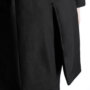 VIVIENNE Long Parka w Hood MV 26-detail back- black 100